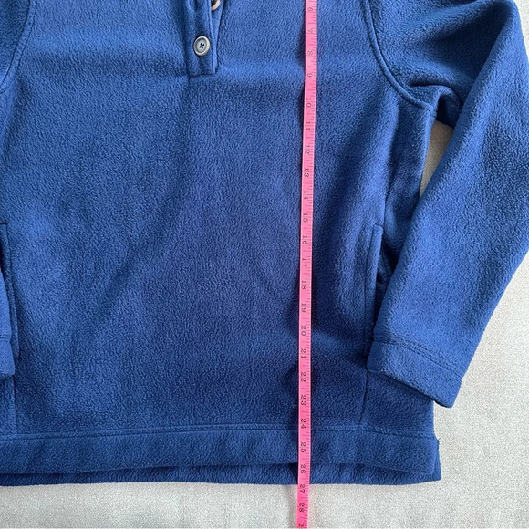 J Crew 1/4 snap fleece. Size small. Blue. - Picture 8 of 9